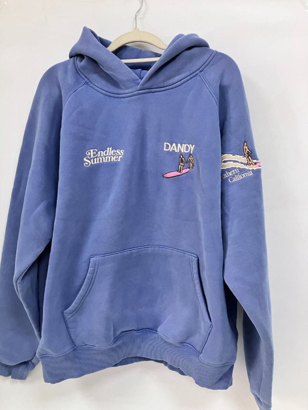 DANDY WORLDWIDE Women Hoodie Fleece Lined Embroidered Loose Fit